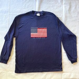 NEW USA Men's Sz. Large  Long Sleeve Shirt